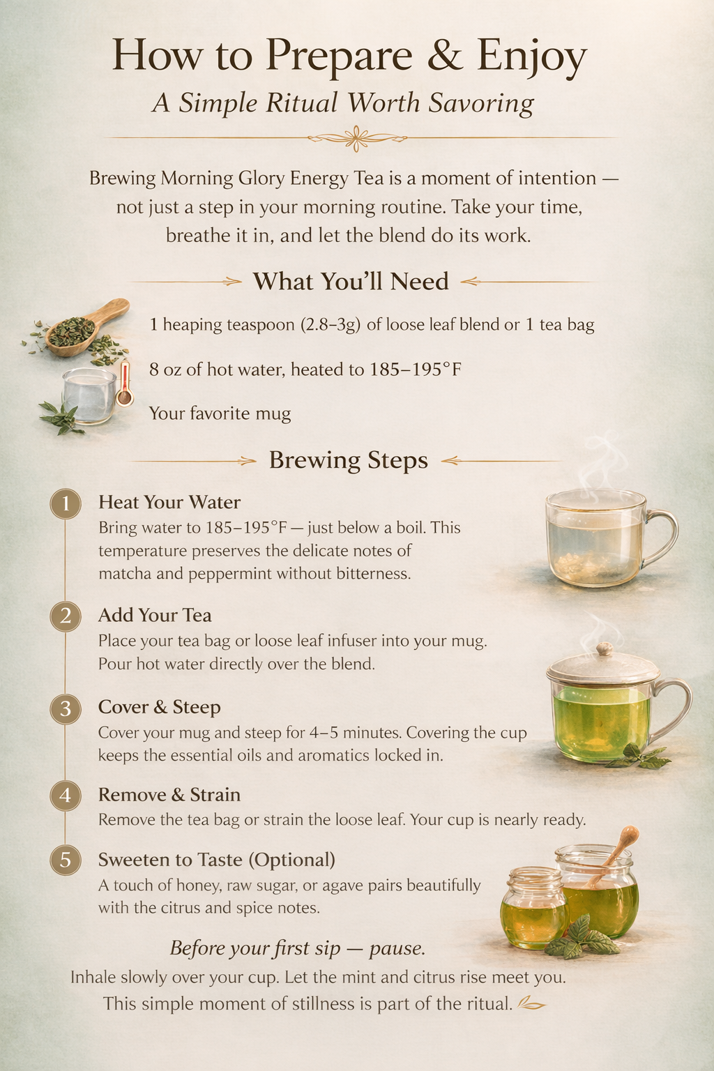 Morning Glory Energy Tea E-Book