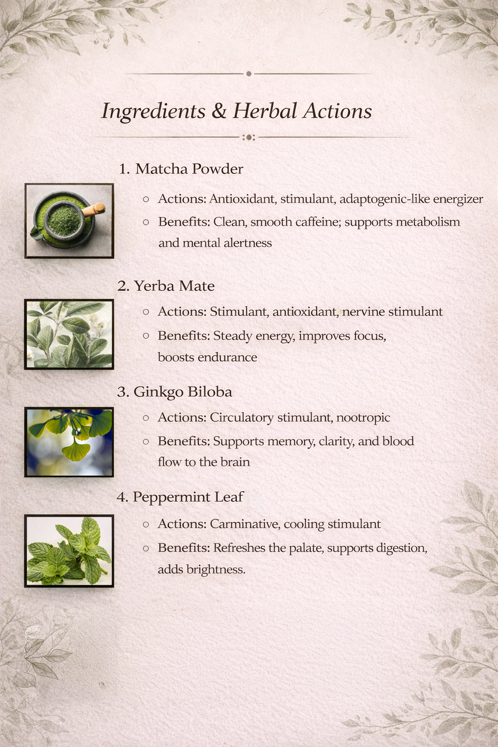 Morning Glory Energy Tea E-Book