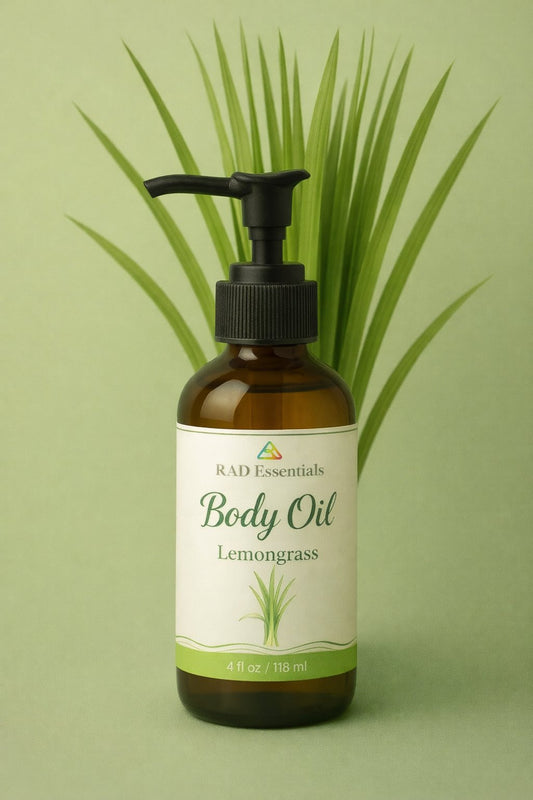 RAD Essentials Lemongrass Body Oil - 4 fl oz